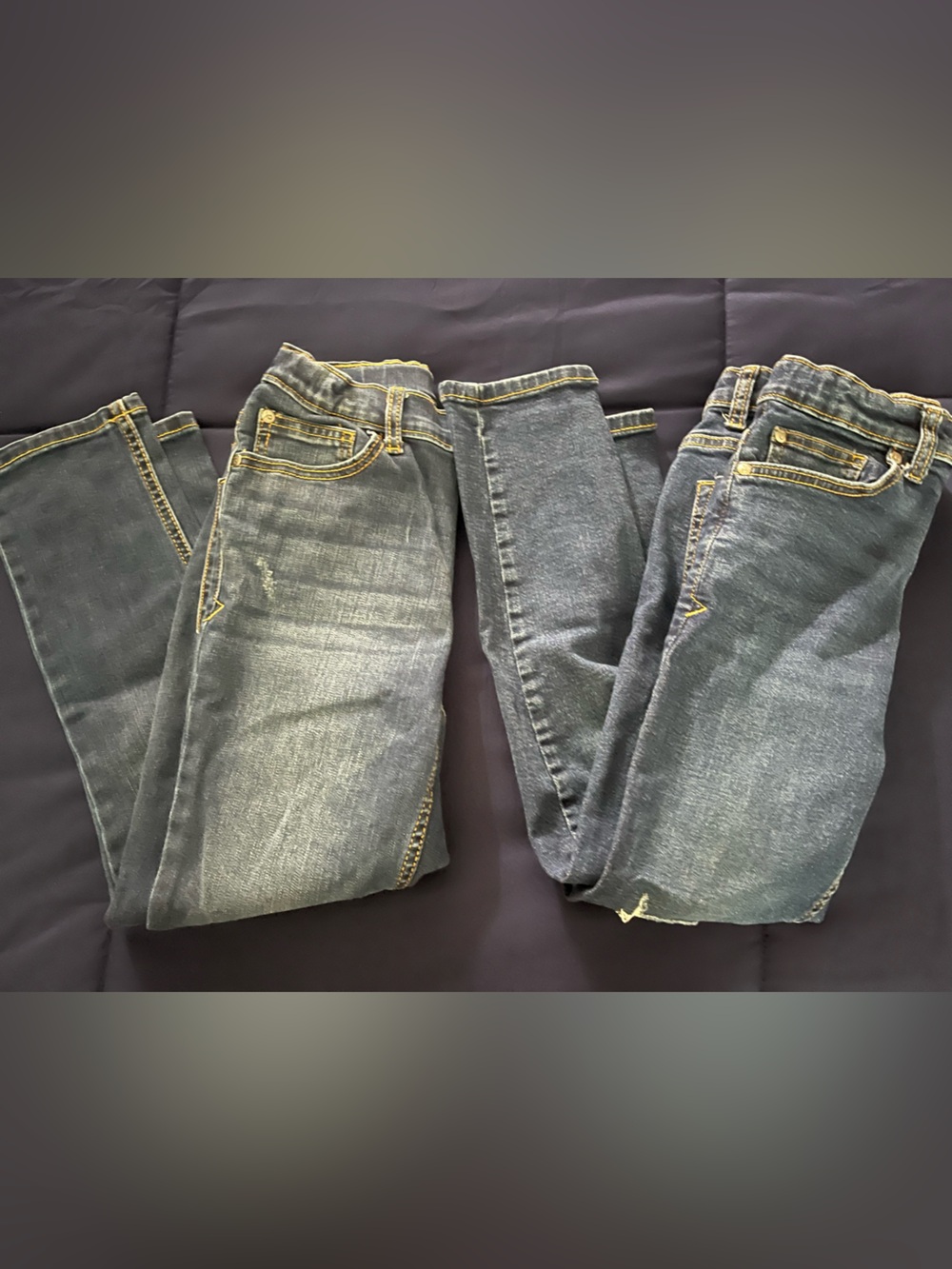 art class Kids Dark Blue Denim Jeans bundle of 2